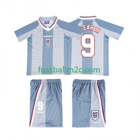 Fußballtrikots England SHEARER 9 Retro Kinder Auswärts Trikotsatz 1996